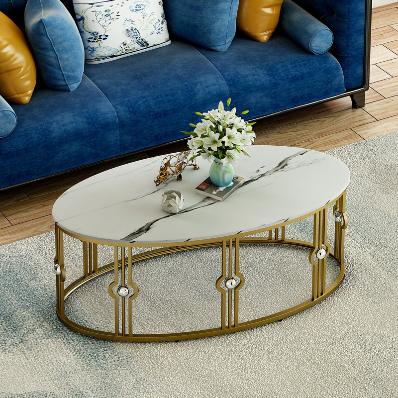 Table basse moderne ovale