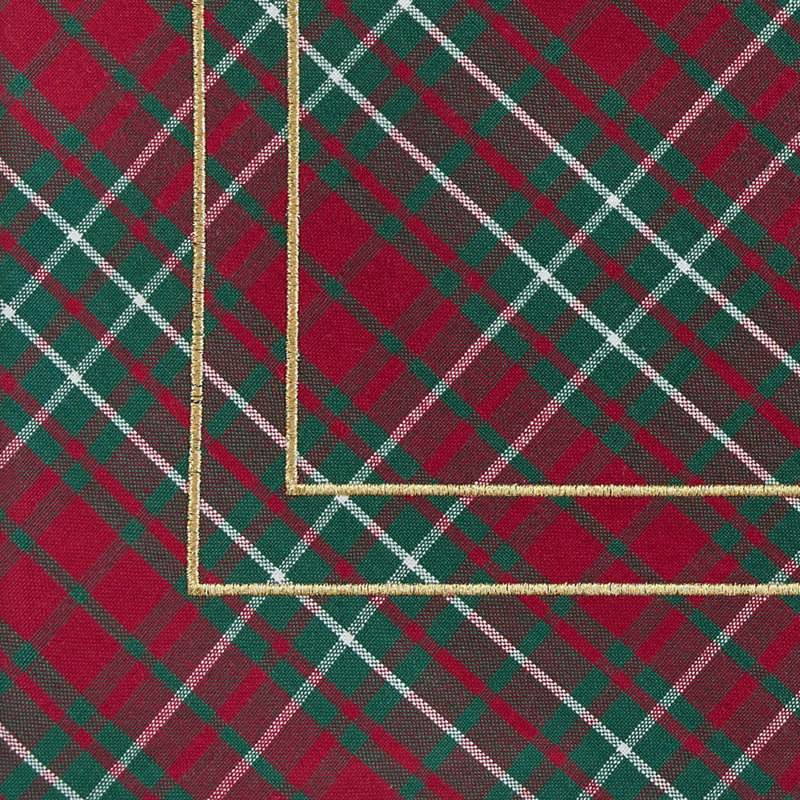 Patricia Heaton Home Saint Nicholas Tartan Table Runner 13", 36" L x 13" W