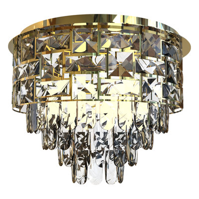 Luxuria Glass LED Flush Mount