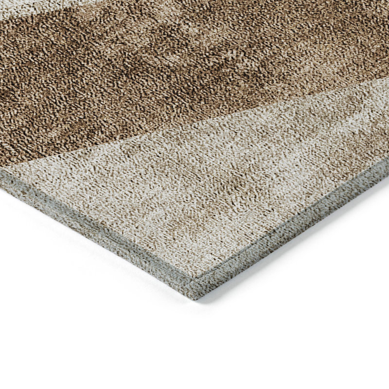 Tapis intérieur / extérieur Berstine, Rectangle de 10 pi x 14 pi
