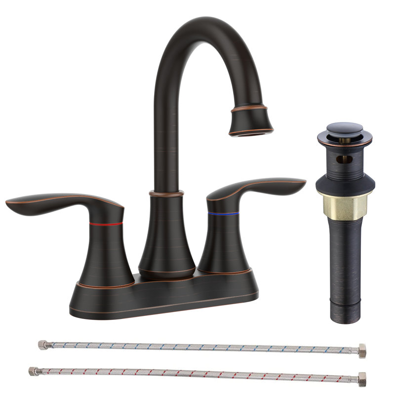 Robinet de lavabo vasque, Bronze huilé
