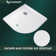 38" W x 38" D x 3" H Round Corner Shower Pan with Corner Drain Assembly Included Shower Base White