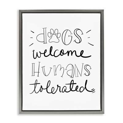 «Dogs Welcome Humans Tolerated», art mural par SD graphiques studio