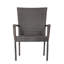 Chaise empilable en osier PE, 4 pièces