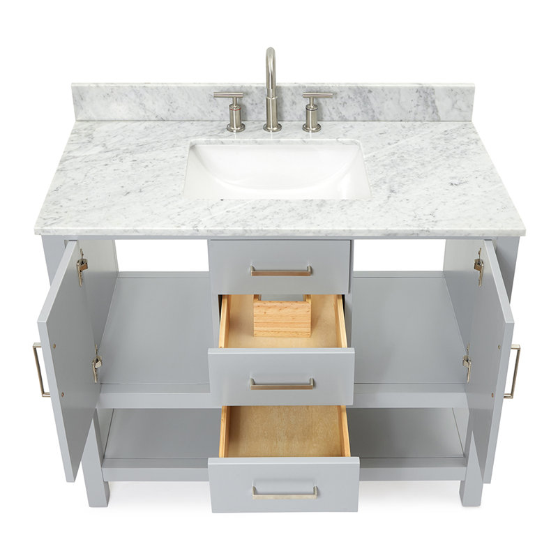 Bayhill 43'' W Single Vanity, Gray