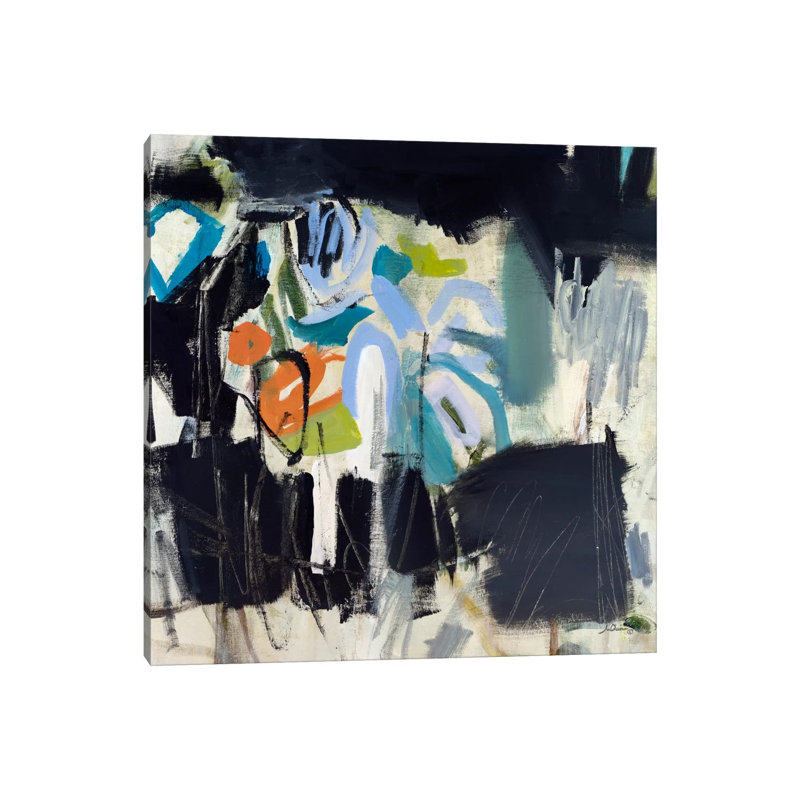 Jazz Cover by Julian Spencer - Wrapped Canvas Painting, 30.48 cm H x 30.48 cm W