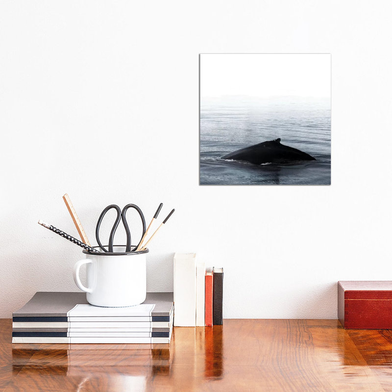 Whale Song III Blue Iceland Square by Monika Strigel - Wrapped Canvas Print, 30.48 cm H x 30.48 cm W