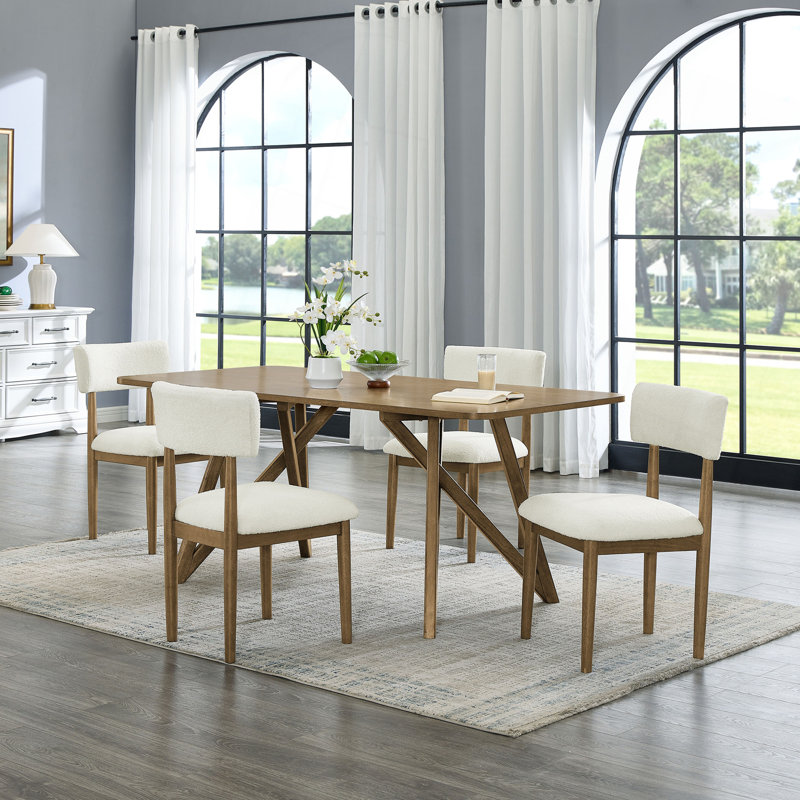 Ensemble de salle à manger 5 pièces, 5 Pieces: Table, 4 Chairs