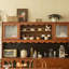 Buffet en bois de noyer massif-1984953814