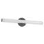 Tole 24-in Black dimmable LED Wall Sconce-162125450