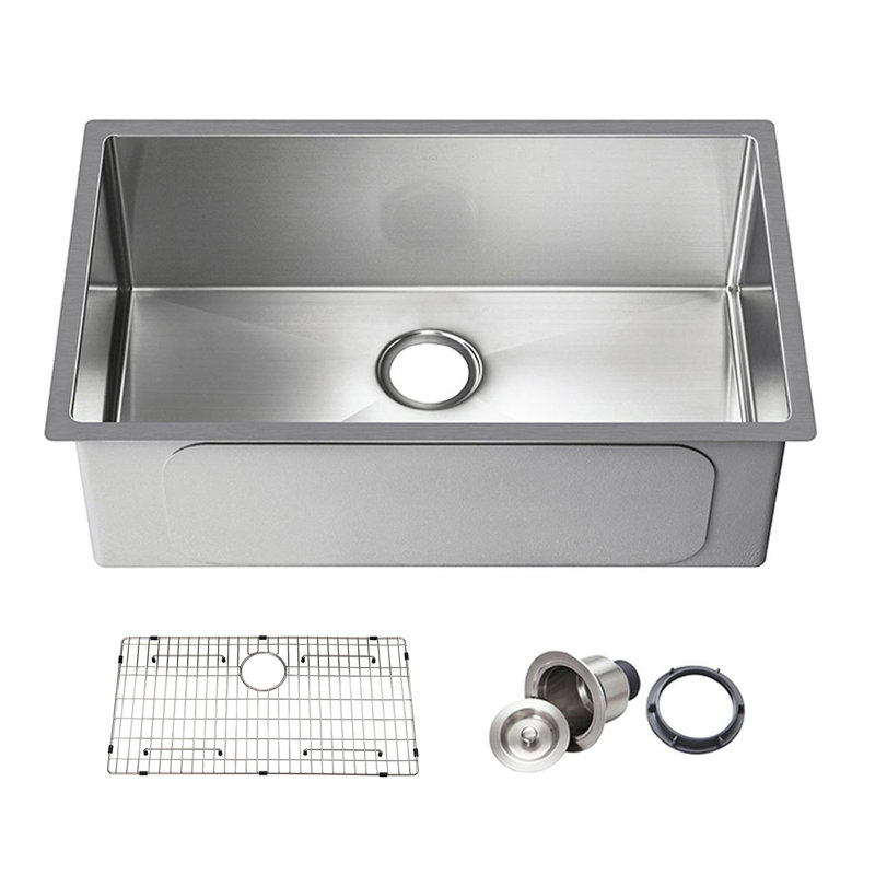 23'' L Single Bowl Stainless Steel Kitchen Sink