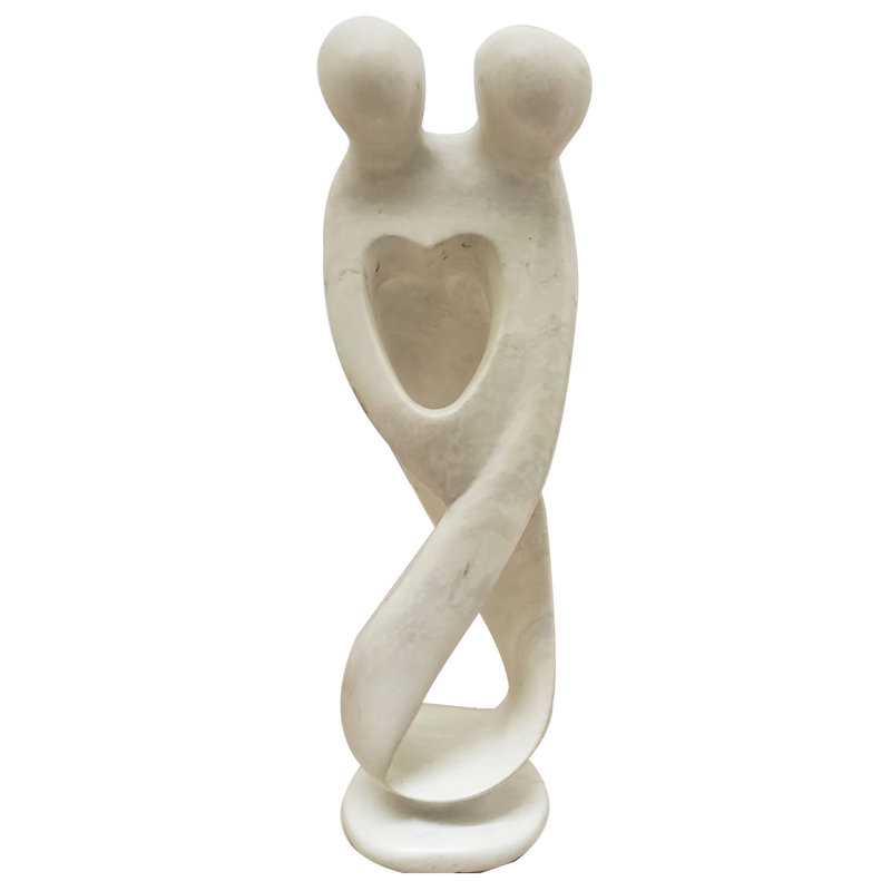 Text & Numbers Figurines & Sculptures, 12" H x 4" W X 2.5" D, Natural