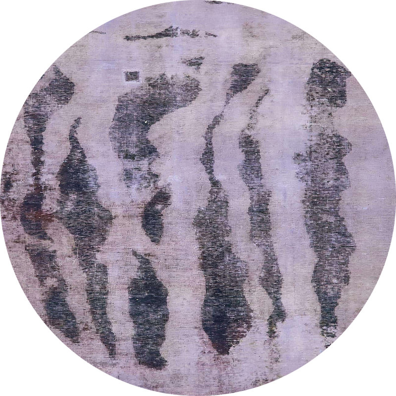 Tapis abstrait moderne 751, Rond 5 pi