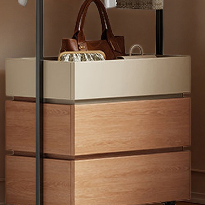 Louth, Black/Natural Wood/Beige