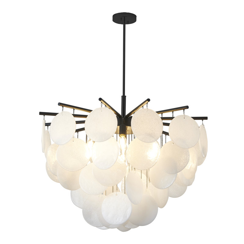 Lustre en verre 7 lumières Transitional