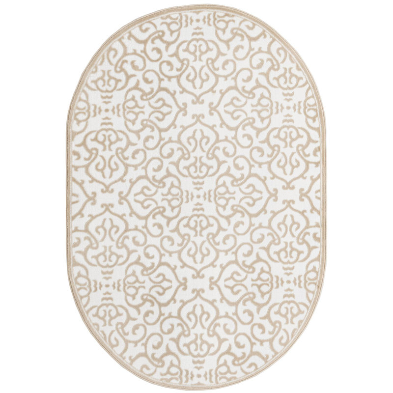Whitting Oriental Indoor Rug, Oval 4'1" x 6'1"