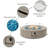Outdoor Concrete Propane Fire Pit Table-721743952