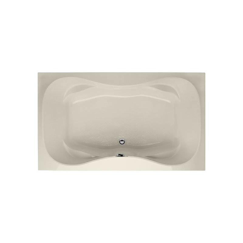 Builder Hourglass 60'' L Soaking Bathtub, Biscuit