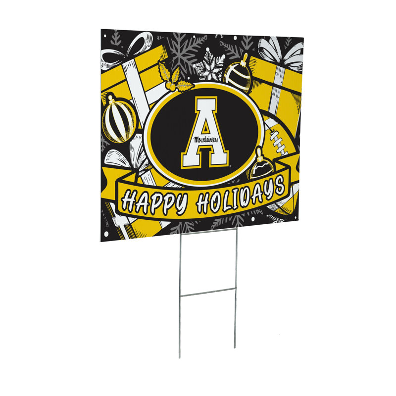 Appalachian State University Yard Sign, Holiday