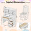 Bureau 40 "avec chaise rembourrée et huche-215239458