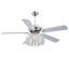 Ventilateur de plafond 52 pales en cristal 52 po avec télécommande et ensemble d'éclairage inclus Silas-1921114456