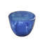 Baignoire autoportante ovale bleue transparente de 64 pouces, ergonomique pour le confort de la salle de bain.