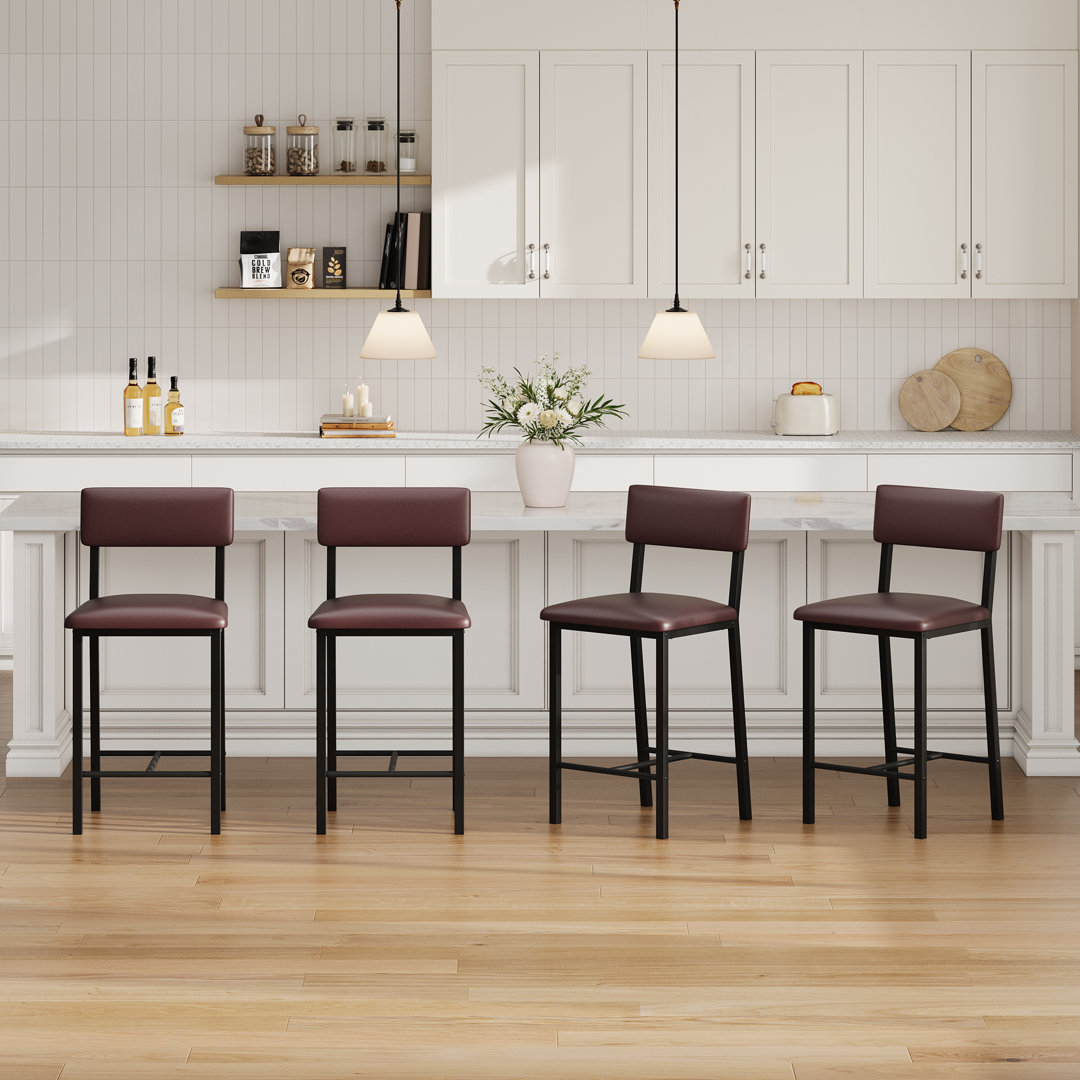 Faux Leather Accent Chair