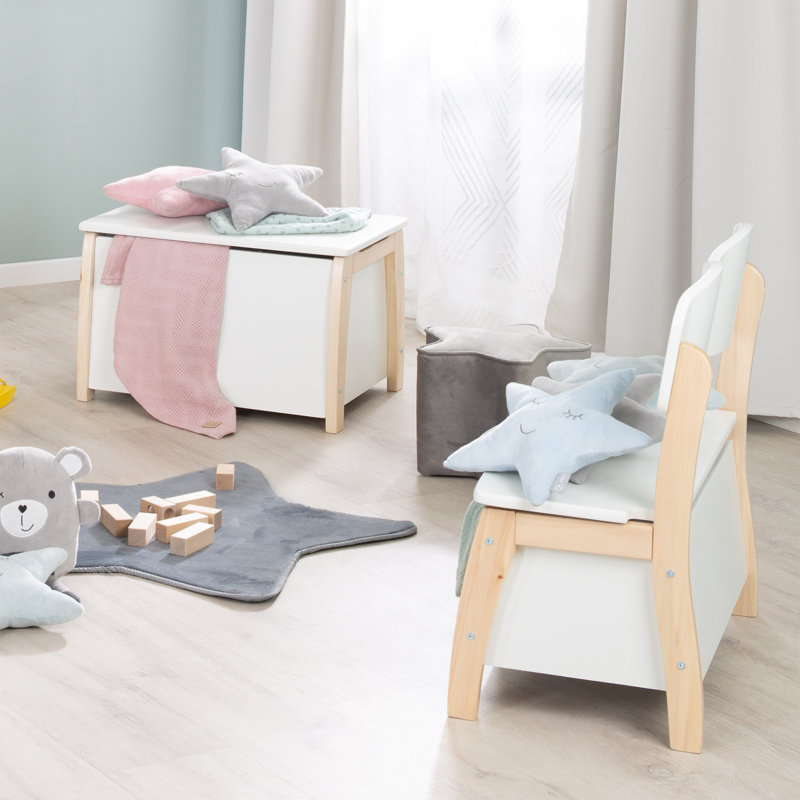 Roba Solid Wood Toy Storage Bench