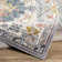Machine Woven Blue/Brown/Grey Indoor Rug