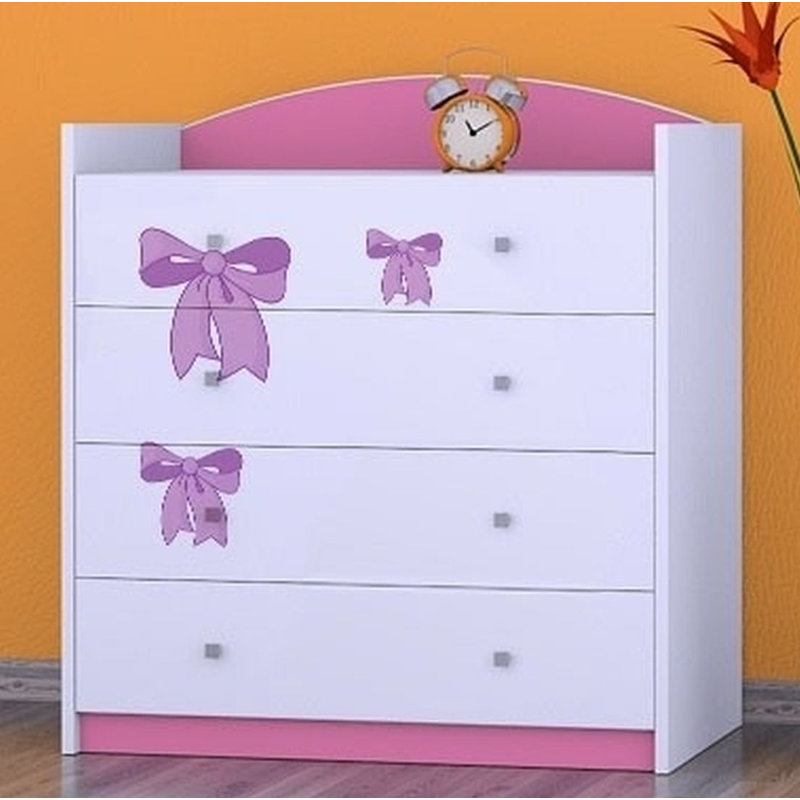 Nickell Chest of Drawers, Pink