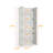 5-Shelf Display Cabinet With Adjustable Lights And Tempered Glass Door-375555165