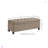 Upholstered Tufted Button Storage Bench-1621079634
