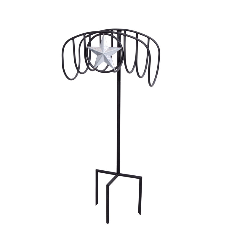 Support de tuyau en acier, Blanc