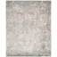 Tapis gris en laine à motif abstrait Mcelroy-308355130