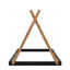 Lit sur pied avec structure triangulaire