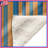 Orange Blue Stripes Blankets-123584762
