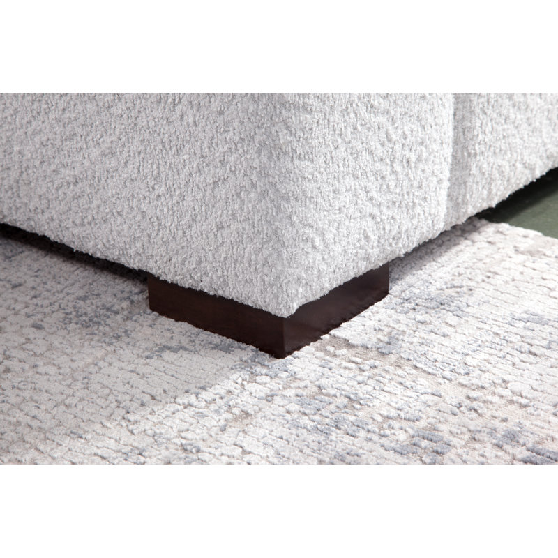 Cambria Upholstered 97'' Sofa, Java Finish, Paprika Chenille; 0344-21