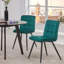 Chaise d'appoint rembourrée en velours Furst-765912839
