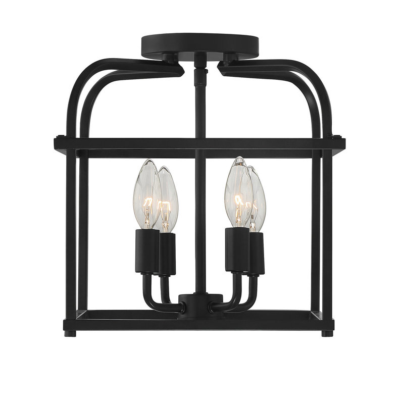 Condor Flush Mount, Matte Black