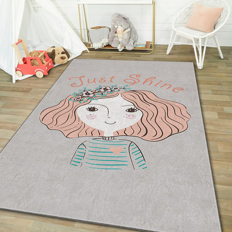 Luxurious Area Rug (2.6 x 4.6 Feet), 100% Polyester, 740 g/m² | Soft Velvet Fabric, Non-Slip Felt Dot Underside, Laminated Sponge for Comfort | Antibacterial, Machine Washable at 30°C | Elegant Home Décor