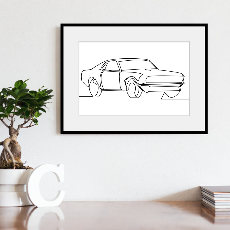 Car - Single Picture Frame Print