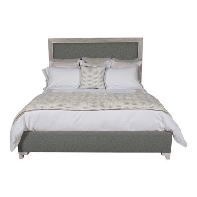 Louise/Lawrence King Upholstered Low Profile Panel Bed