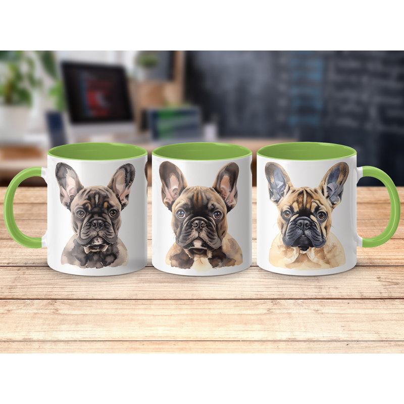 Ceramic Coffee Mug, Light Green, 1