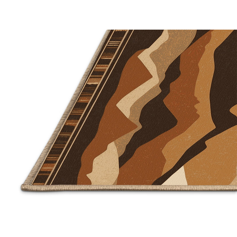 Sundown Cascade Rug, Rectangle 5' x 8'