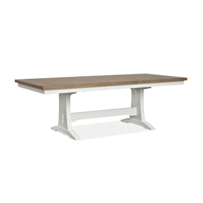 Extendable Trestle Dining Table