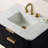 Liljan 30'' Wall-Mounted Single Bathroom Vanity with Engineered Stone Top-97413448