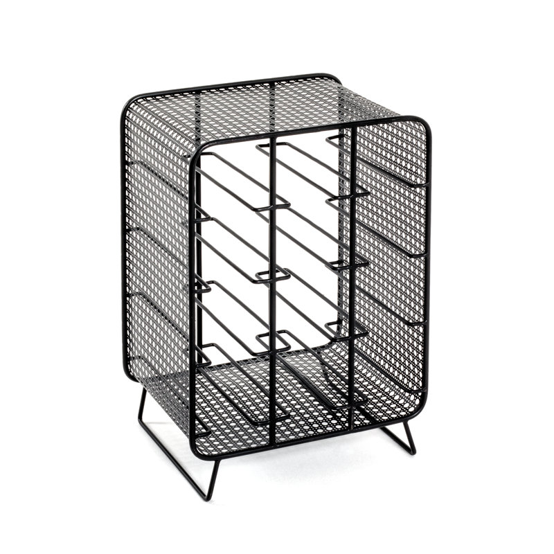 Dunnell Floor Wine Bottle Rack, Black