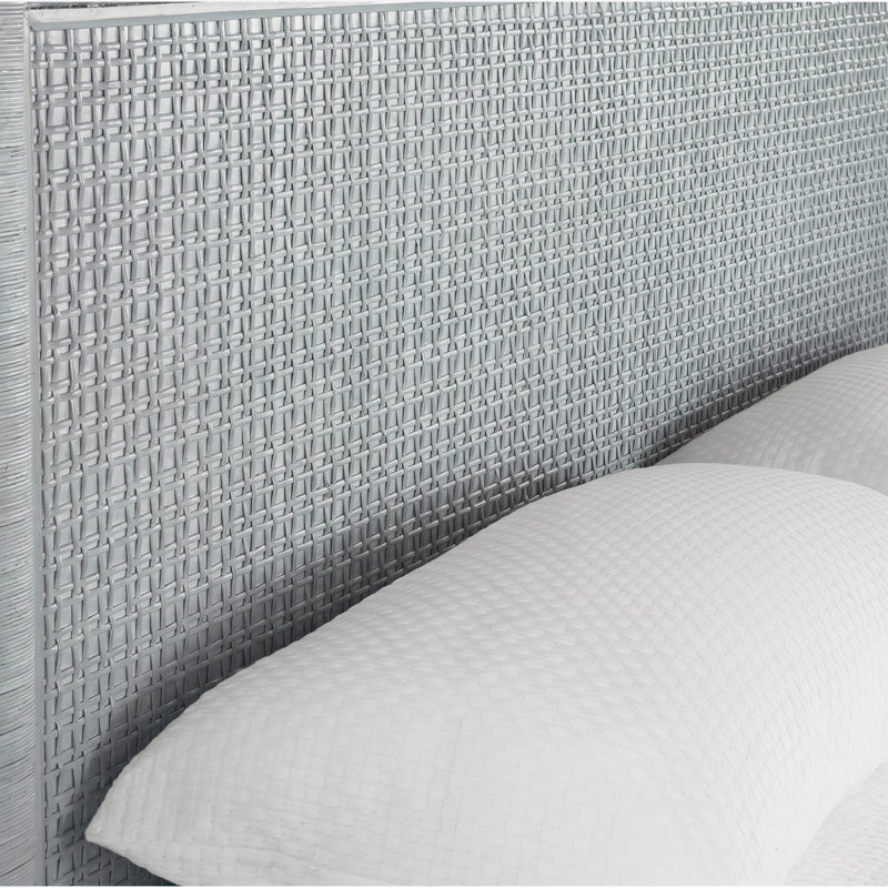 Monterey Woven Bed, Twin, Nickel