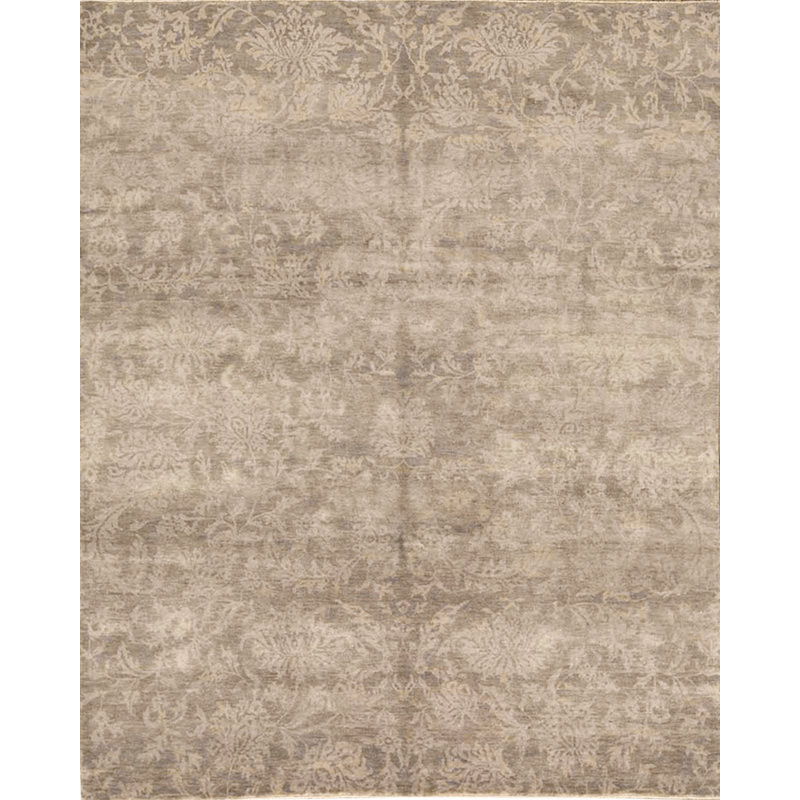 Neo Villa Floral Area Rug in Gray/Taupe