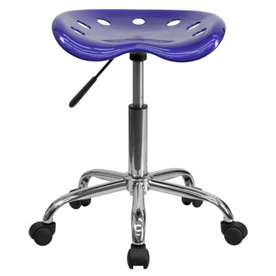 Adjustable Height Active Stool with Removable Casters/Wheels